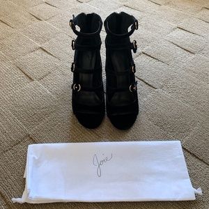NEW Joie Black Block Heel